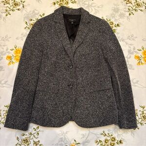 Talbots Size MP Herringbone Blazer